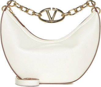 Valentino Garavani Dames, Tassen, Wit, Maat: ONE Size Leer