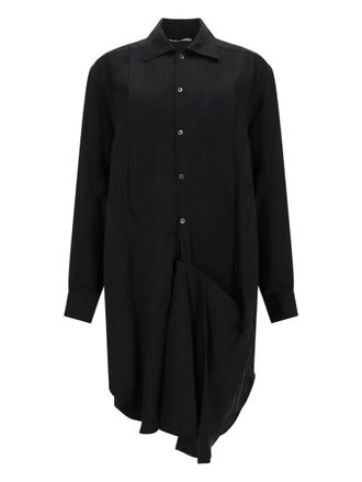 J.W.Anderson Tuxedo Drape Midi Dress