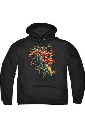 Gildan Justice League of America Electric Death Adult Pull Over Hoodie / Hooded Sweatshirt