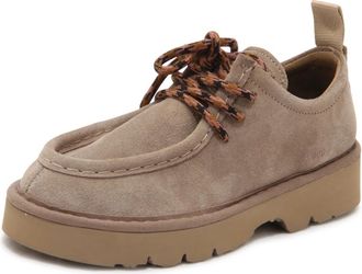 Panchic P009 Veterschoen - Dames - Veterschoenen - Beige - 36 EU - Leer - Schoenen