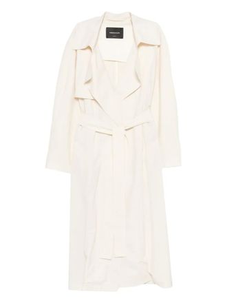 Fabiana Filippi belted trench coat - Neutrals