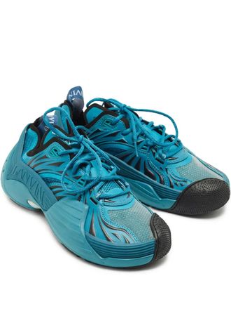 Lanvin Flash X leather detail sneakers - Blue