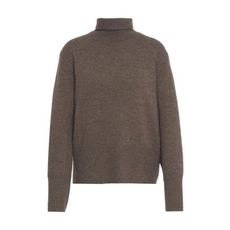 Second Female Elegante Marrone Gebreide kleding Aw 25 - Dames - Coltruien - Bruin - M - Wol - Truien & Vesten