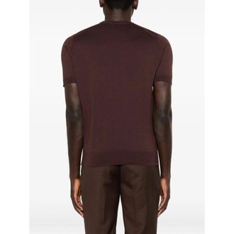 John Smedley Kempton Raisi T-Shirt - Brown
