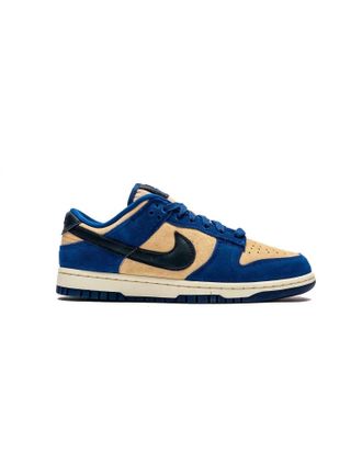 Nike Womens Dunk Low Lx Sneakers In Deep Royal Blue/dark Obsidian-Sesame