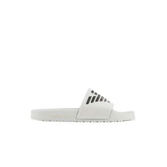 Emporio Armani Chanclas de PVC con Cinta de Logo - Shoes - Mujer - Blanco - 38 EU