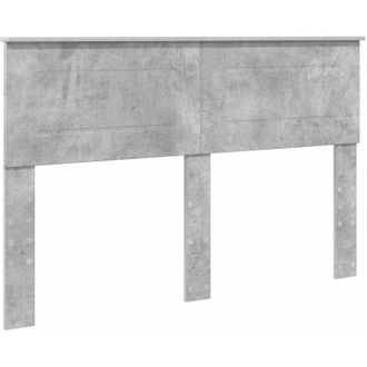 vidaXL Cabecero Gris Concreto 140 Cm Madera Contrachapada Vidaxl