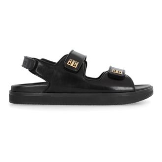 Givenchy Flat Sandals, female, Black, 3 UK, 4G Strap Flat Sandals