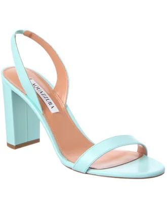 Aquazzura Logo Leather Sandal