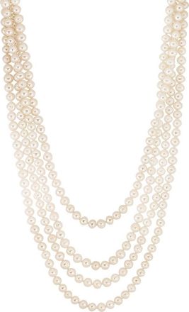 Effy 6-7mm Freshwater Pearl 100 Necklace in White at Nordstrom Rack