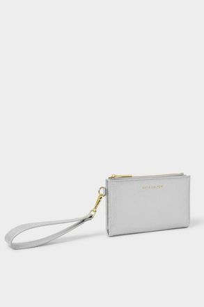 Katie Loxton Zana Wristlet Wallet in Silver at Nordstrom