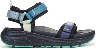 Vionic Womens Walk Max Wanderer Walking Sandals In Navy Blazer Multi