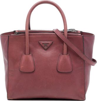 Prada Pre-owned Prada Glace Calf Twin Pocket Satchel Ladies 8MM030IMHP8WPBEB