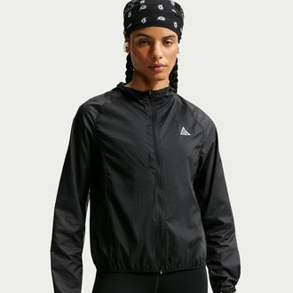 Nike Womens Nike ACG Aireez UV Protection Trail Running Jacket in Black | IQ8123-010