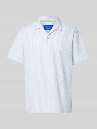 Jack & Jones Jack & Jones Freizeithemd mit Knopfleiste in Hellblau, Gr&ouml;&szlig;e M