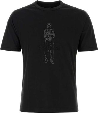 C.P. Company T-Shirts - Heren - T-shirts - Zwart - XS - Katoen - Tops