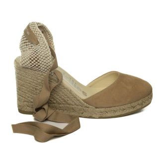 Espadrilles Dames, Schoenen, Bruin, Maat: 38 EU Katoen
