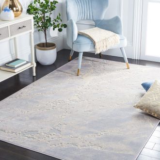 Safavieh Paradise Machine Made Area rug, Light Grey / Blush Pink Contemporary Style Easy Care