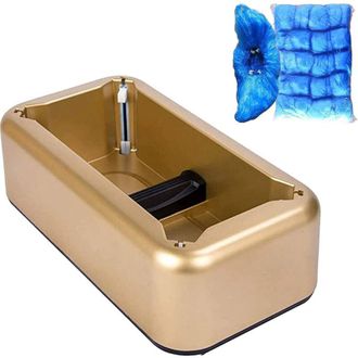 Trade Shop Trade Shop Traesio - Dispenser Distributore Portatile Automatico Copriscarpe Salva Scarpe Monouso