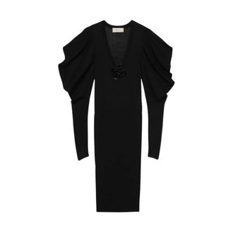 Blumarine Rf 6173Ma 313 22222 Vestido Corto - Dresses - Mujer - Negro - S