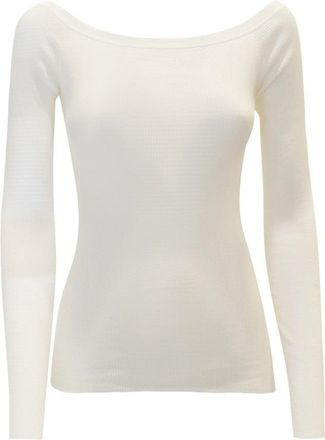 P.A.R.O.S.H. Cream Cotton Cipria24 Sweater