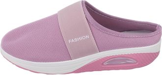 Generic Sports Shoes Womens Mesh Lightweight Slippers, Casual Shoes Womens Breathable Comfortable Fitness Shoes with Air Cushion Cushioning Jogging Shoes Soft