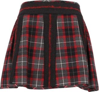 Vivienne Westwood Mini Bell Skirt - Dames - Korte rokken - Veelkleurig - L - Wol - Rokken