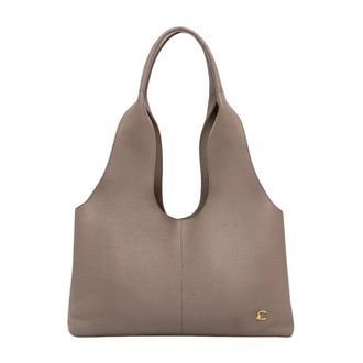 Coccinelle Shopper Tote - Dames - Shoppers - Beige - ONE Size - Leer - Tassen