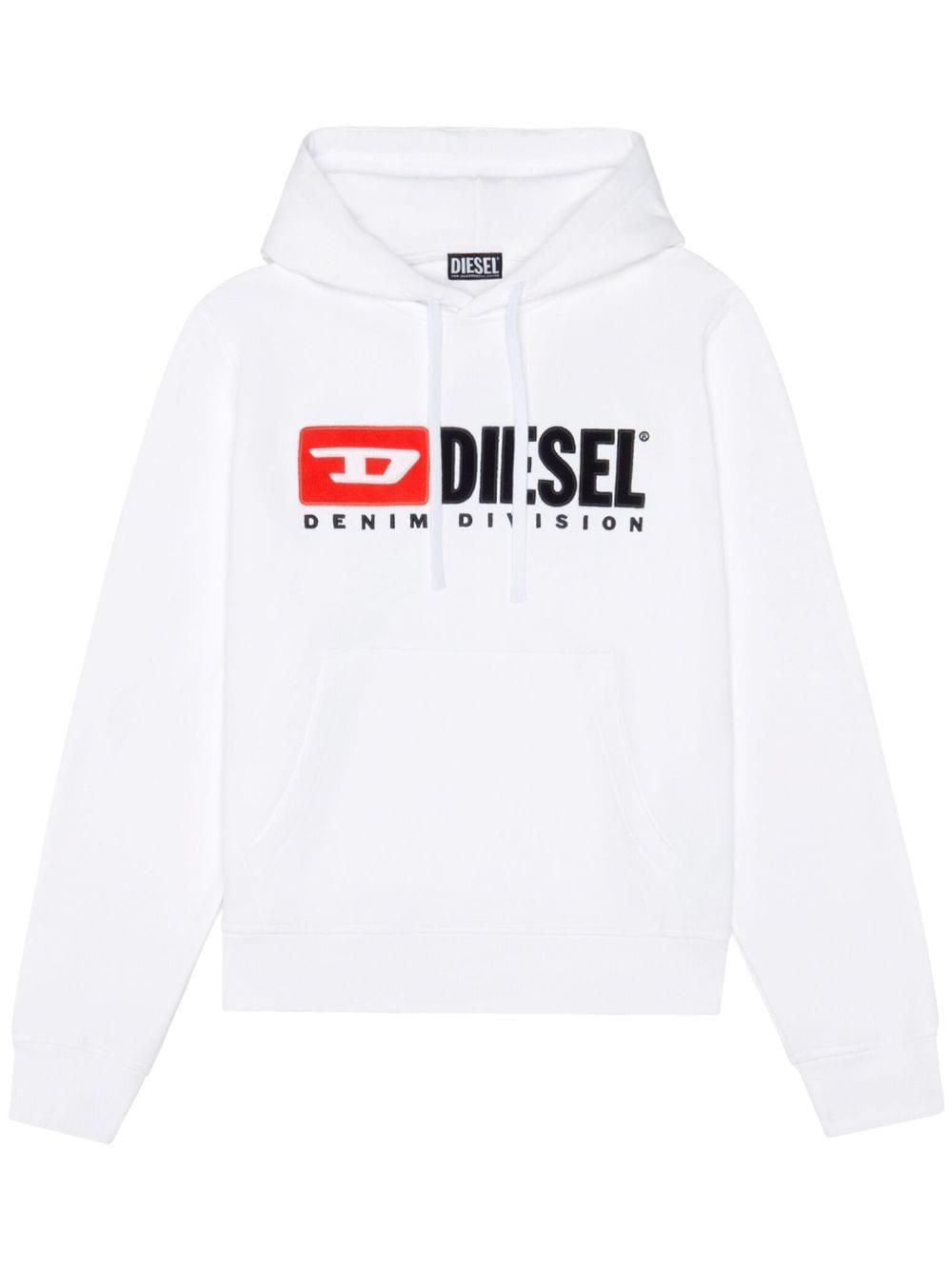 パーカー・フーディ DIESEL Men Sweater A12153 0IAJH100 WHITE Diesel: White Hoodies now up to −39% | Stylight