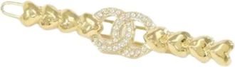 Chanel Pre-owned Accessories, female, Yellow, Size: ONE SIZE Pre-owned Vintage Barrette