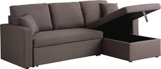 Habitat et Jardin Habitat Et Jardin - Sof&aacute; Esquinero Convertible alain - 3 Plazas - Topo