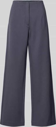 s.Oliver Black Label Weite Hose aus Viskose-Mix in Marine, Gr&ouml;&szlig;e 34/32