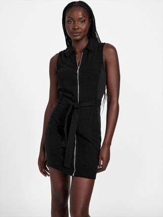 Guess Harper Linen-Blend Dress