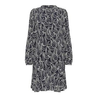 Part Two Short Dresses, female, Multicolor, Size: 2XL Navy Dot Chain Dress