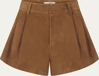 Frame Denim The Suede Utility Shorts