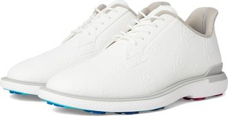 G/Fore Gallivan2r Embossed Skull Tees Golf Shoes Mens Golf Shoes Snow/Nimbus : 10.5 M, Synthetic