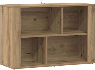 vidaXL Vitrina Roble Artesanal 80 X 30 X 53 Cm Madera Contrachapada Vidaxl