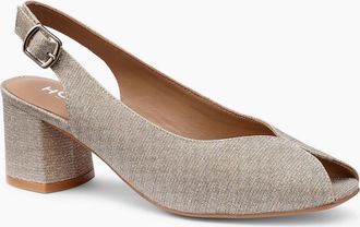 Hotter Womens Studio Womens Wide Fit Court Shoes - Brown - Size: 4.5