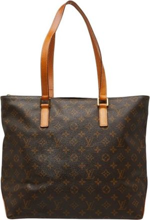 Louis Vuitton Brown Pvc Leather Shoulder Bag Tote Bag (Pre-Owned)