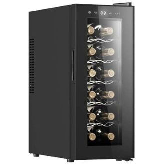 Cecotec Cecotec Bolero GrandSommelier 1250 CoolCrystal wine cooler. Cantinetta per 12 bottiglie, raffreddamento termoelettrico, silenziosa con 35 dB