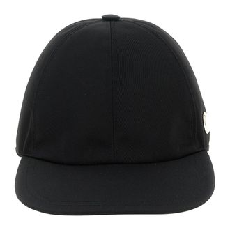 Stella McCartney Logo Baseball Cap - female - Stella McCartney - Hats & Caps - Black - 56 CM - Accessories