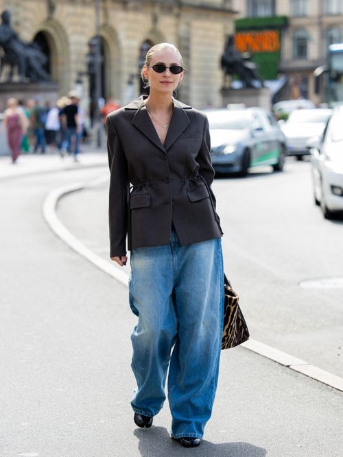 Pantaloni di jeans larghi sales
