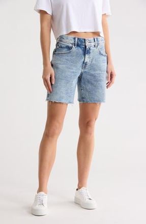 AG - Adriano Goldschmied Ex-Boyfriend Mid Thigh Denim Shorts in Parkway Moonwash at Nordstrom Rack, Size 26