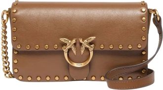 Pinko Cross Body Bags - Dames - Schoudertassen - Bruin - ONE Size - Tassen