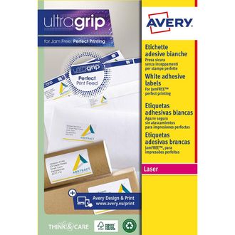 Avery L7171-25 Etiqueta Autoadhesiva Blanco 100 Pieza(s)