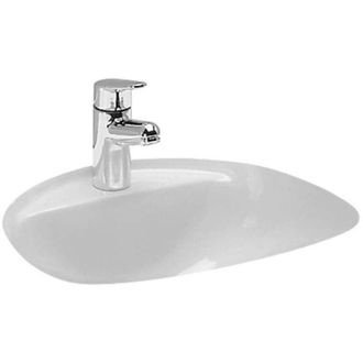 Laufen Laufen - Bijou lavabo encastr&eacute;, par le bas, avec plage de