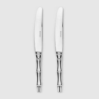 Gucci Knives With Bamboo Motif, Set Of Two, Black