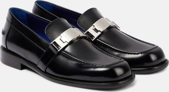 Burberry Mocassini Tower in pelle