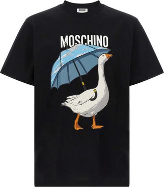 Moschino Black Crew Neck T-Shirt