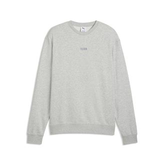 Puma Felpa Essentials Elevated da uomo, Abbigliamento, Grigio, M